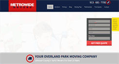 Desktop Screenshot of metrowidemoversks.com