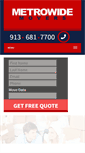 Mobile Screenshot of metrowidemoversks.com